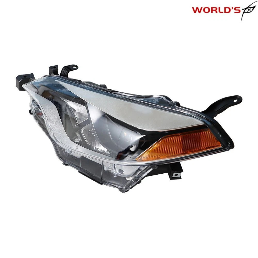 Set of 2 Halogen Clear Headlights for Toyota Corolla (2014–2016)