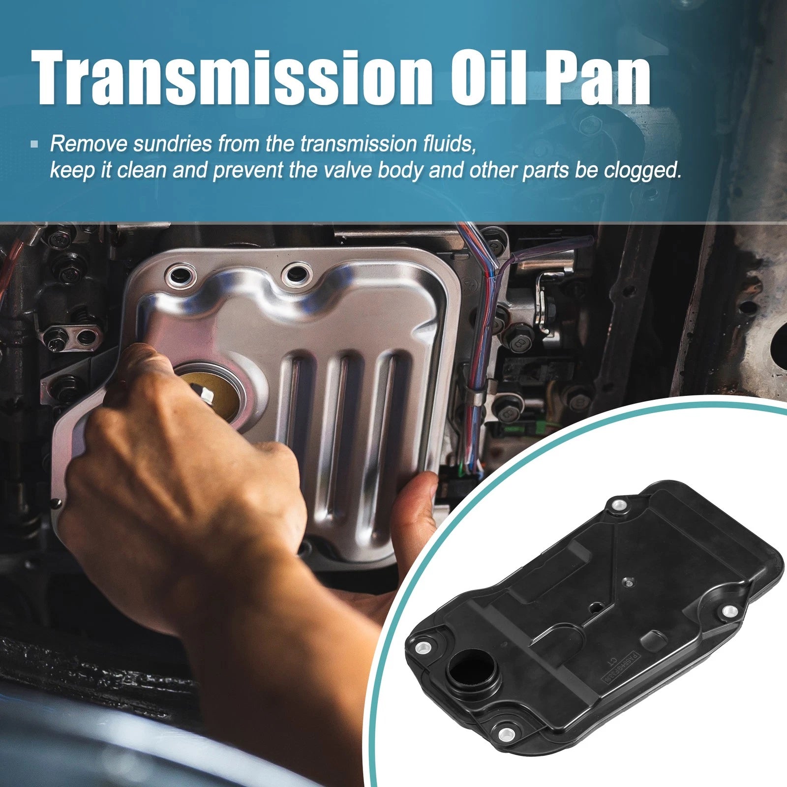 Transmission Filter Oil Pan for Toyota Land Cruiser (2008–2021) 35330-60060