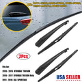 Set of 2 Rear Windshield Wiper Arm & Blade for Hyundai Tucson (2010–2017) Kia Sportage (2011–2016)