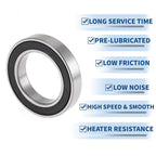 Deep Groove Ball Bearing 6907DDU for Scooter Skateboard Wheel (35x55x10mm)