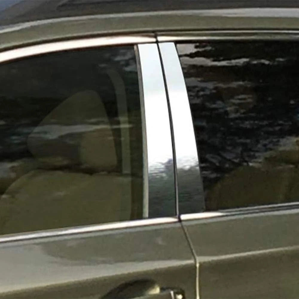 Stainless Steel Pillar Post Trim 4pc for 2015–2019 Subaru Outback