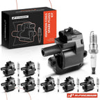 8x Ignition Coil & Iridium Spark Plug for Chevy Camaro (1998–2002)