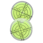 2X Bubble Level for Universal Use (32x7mm) Fluorescent Yellow Green