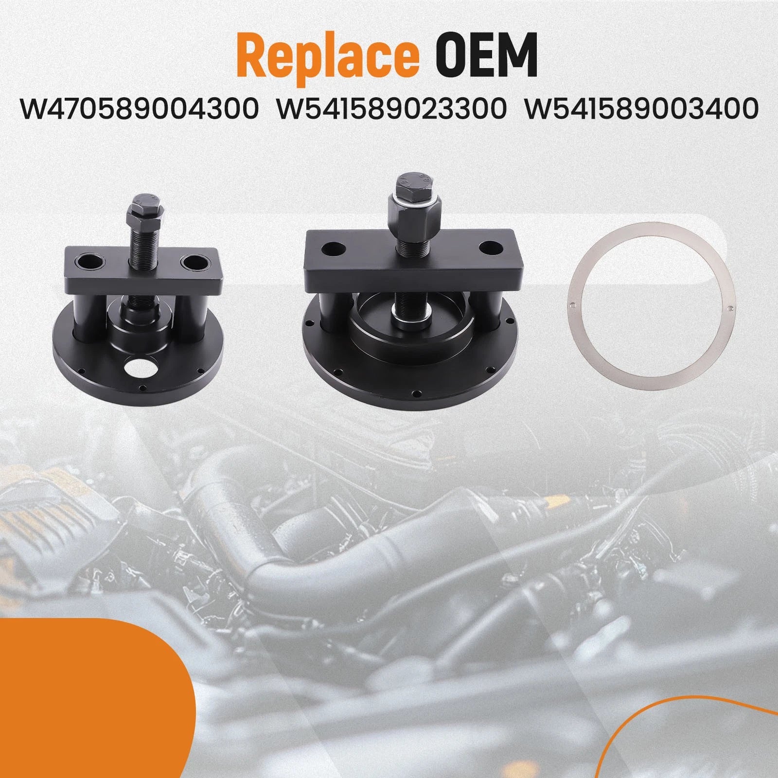 Front Rear Main Oil Seal Kit for Detroit Diesel DD13 DD15