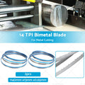 Bi Metal Band Saw Blade for Metal Cutting (1140mm x 13mm x 14 TPI)