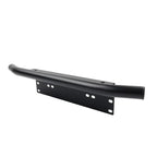 Black Bull Bar Front License Plate Mount Bracket for Off-Road Light Bar