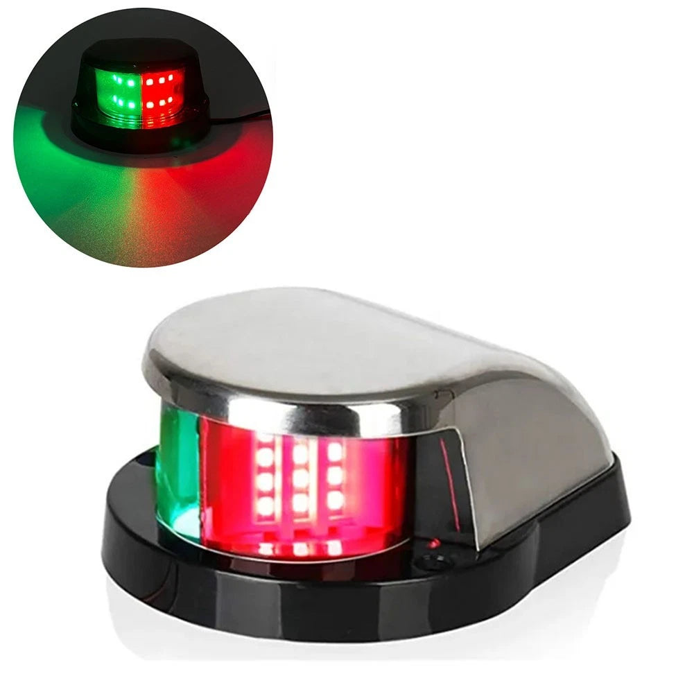 Navigation Light Signal Lights for Boat (PC+LED Red/Green)