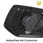Left Side Heated Blue Mirror Glass for Honda Odyssey (2006–2008)