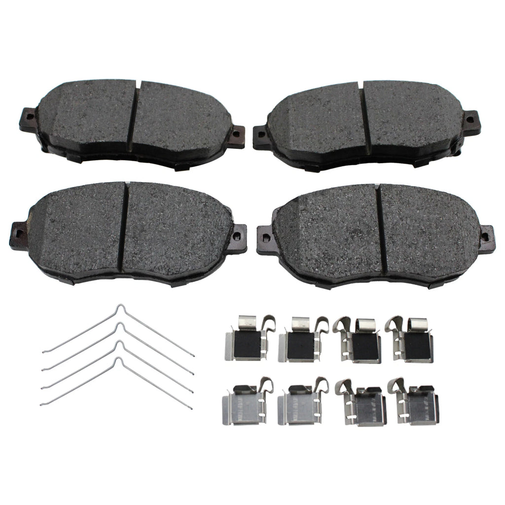 Set of 4 Akebono ProACT Front Ceramic Brake Pads for Toyota Supra (1993–2002)