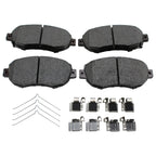 Set of 4 Akebono ProACT Front Ceramic Brake Pads for Toyota Supra (1993–2002)
