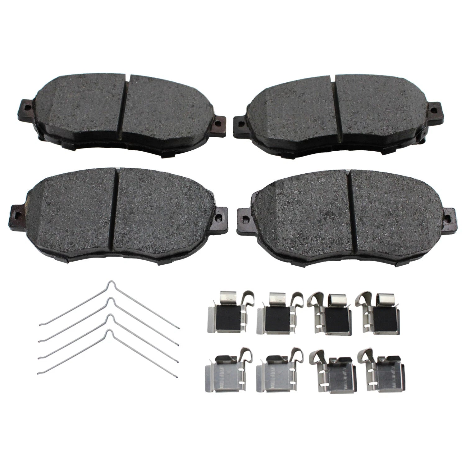 Set of 4 Akebono ProACT Front Ceramic Brake Pads for Toyota Supra (1993–2002)