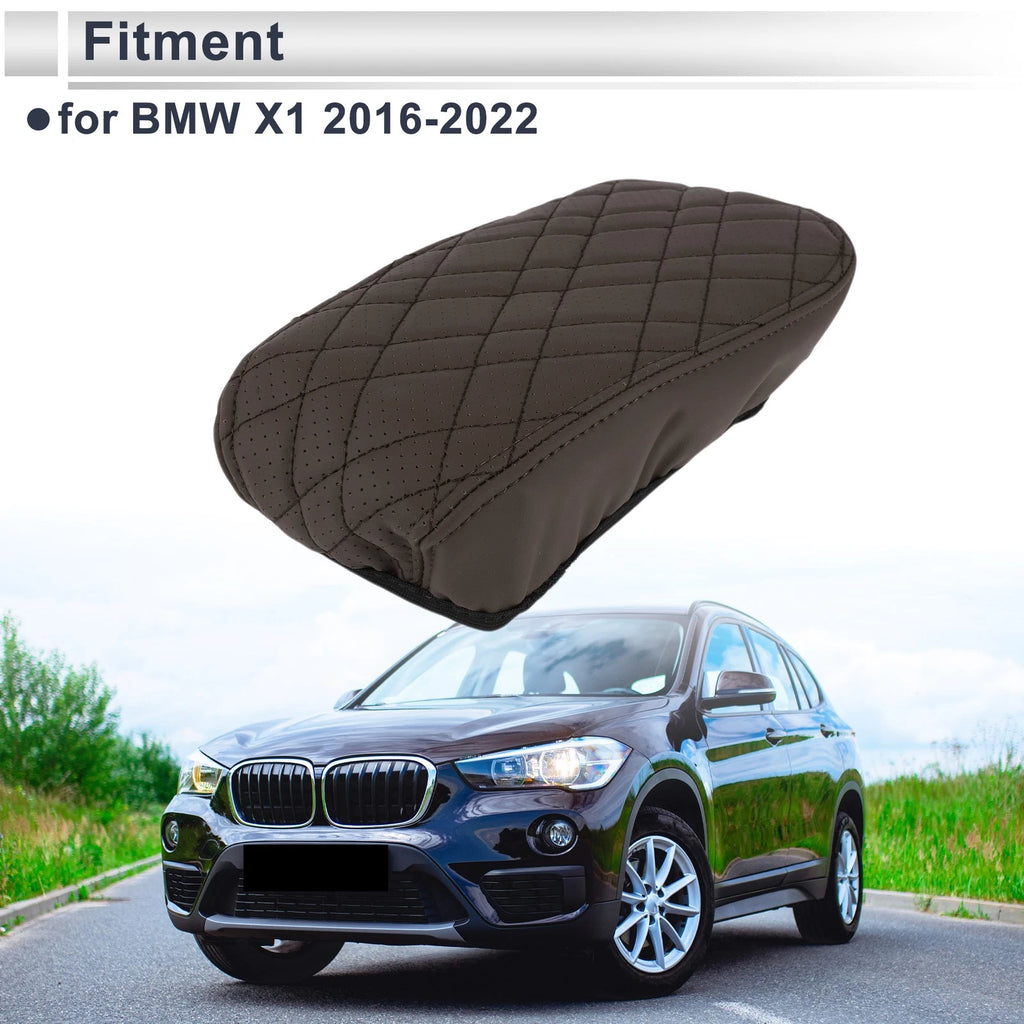 Center Console Cover for BMW X1 (2016–2022) Deep Brown 1 Pc