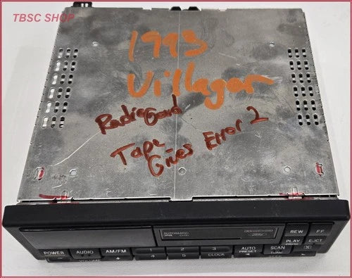 Premium Sound Radio Tape Player for Mercury Villager Windstar (1993–1994)