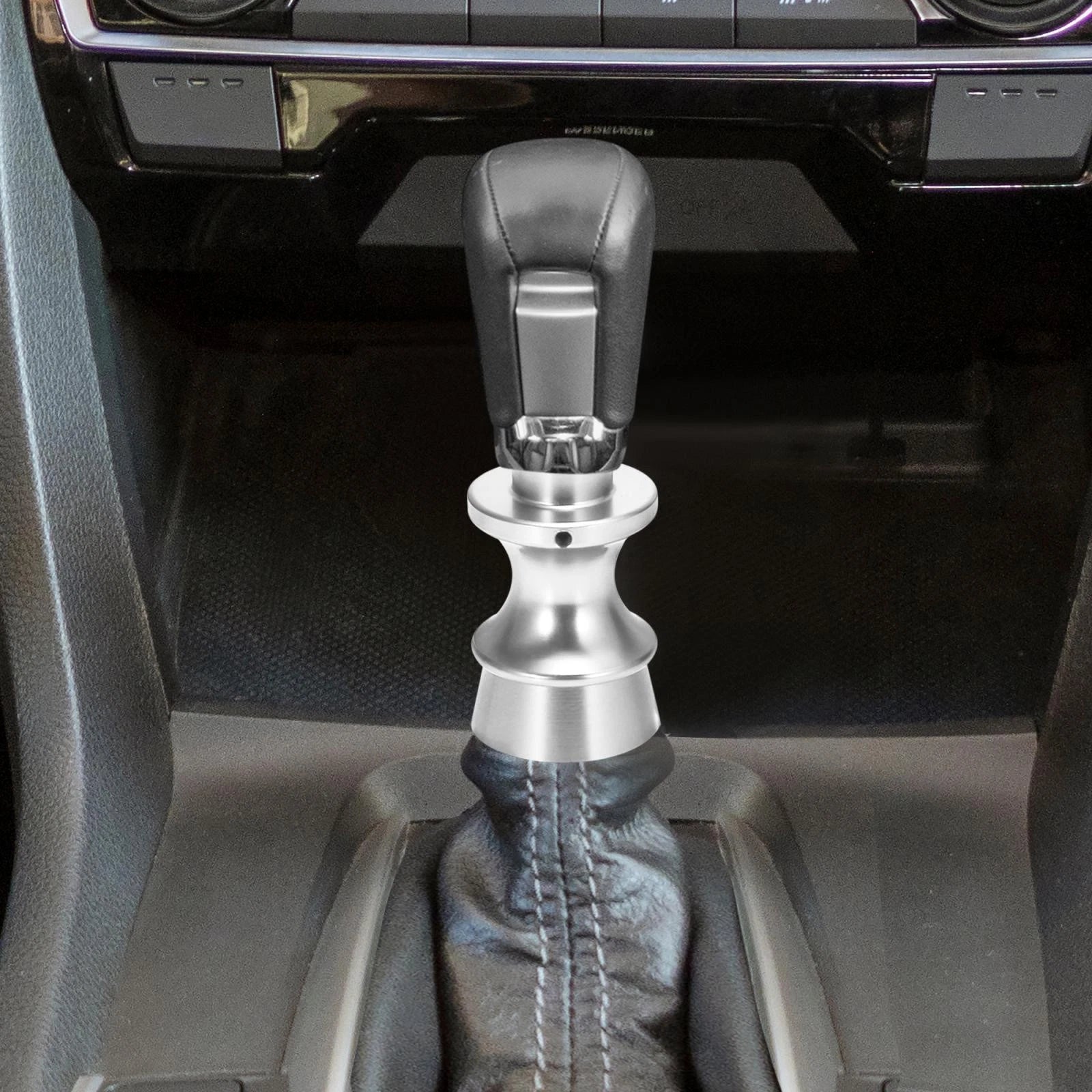 Shift Knob Reverse Lock Out Lifter Silver Tone for Subaru BRZ, Toyota (2013–2021)