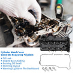 Front Engine Valve Cover with Gasket No. 11128508570 for BMW X3 (2008–2010)