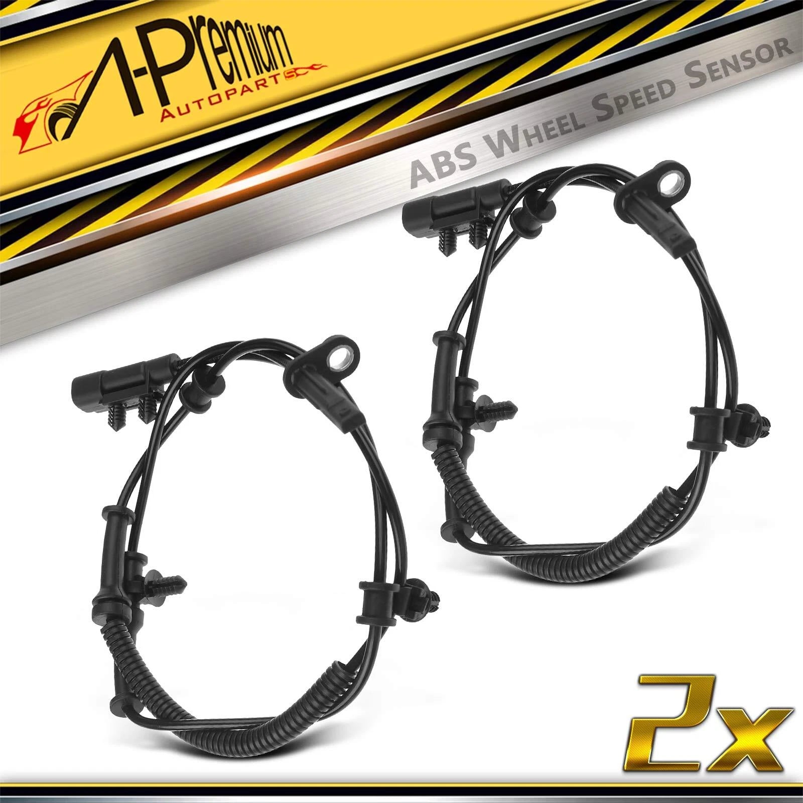 2X Front ABS Wheel Speed Sensors for Jeep Grand Cherokee (2016–2020)