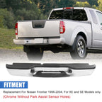 Chrome Rear Step Bumper for Chevy S10 GMC Sonoma (1998-2004)