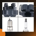 Ignition Coils and Spark Plugs Set for Ford F-250 4.6L V8 (2011–2014)