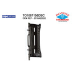 Replacement Steel Front Passenger Side Bumper Mounting Bracket for Toyota