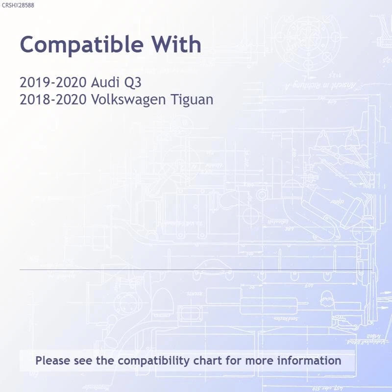 Replacement Composite Undercar Shield Repair Part for Audi Q3 (2019–2020)