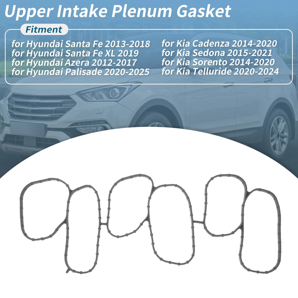 Upper Intake Plenum Gasket for Hyundai Santa Fe (2013–2018) Replaces 292153CFA0