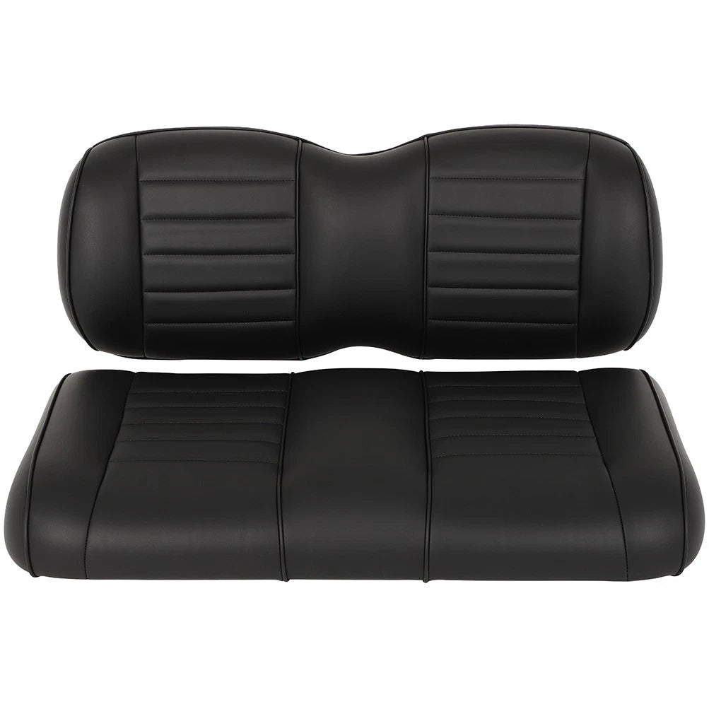 Set of 2 Black Front Cushions for E-Z-GO TXT (2000–2023)