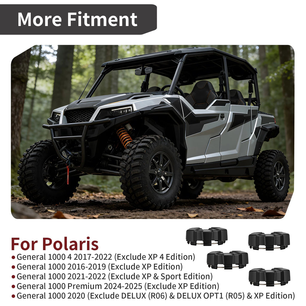 Set of 4 Wheel Center Caps #1522498 for Polaris General 1000 (2024–2025)
