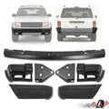 Set of 2 Bumper End Face Bar Brackets for Jeep Cherokee (1997–2001) Black