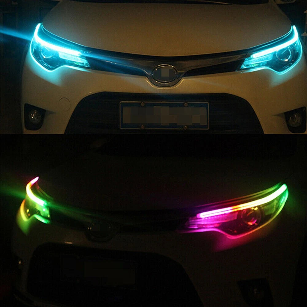 RGB 60CM LED DRL Lamp Strip for Universal Vehicles
