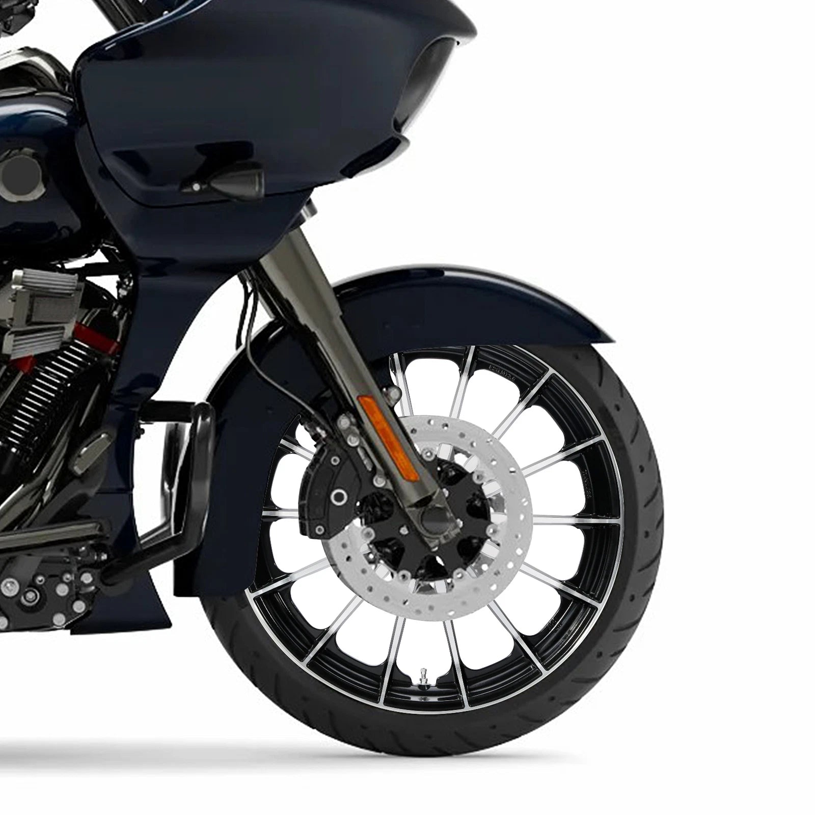 21" Front Wheel Dual Rim for Harley Touring Road King (2008–2025) 22 ABS