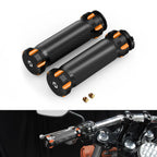 Pair CNC Handlebar Hand Grips for Harley Road King Police (2008–2013)