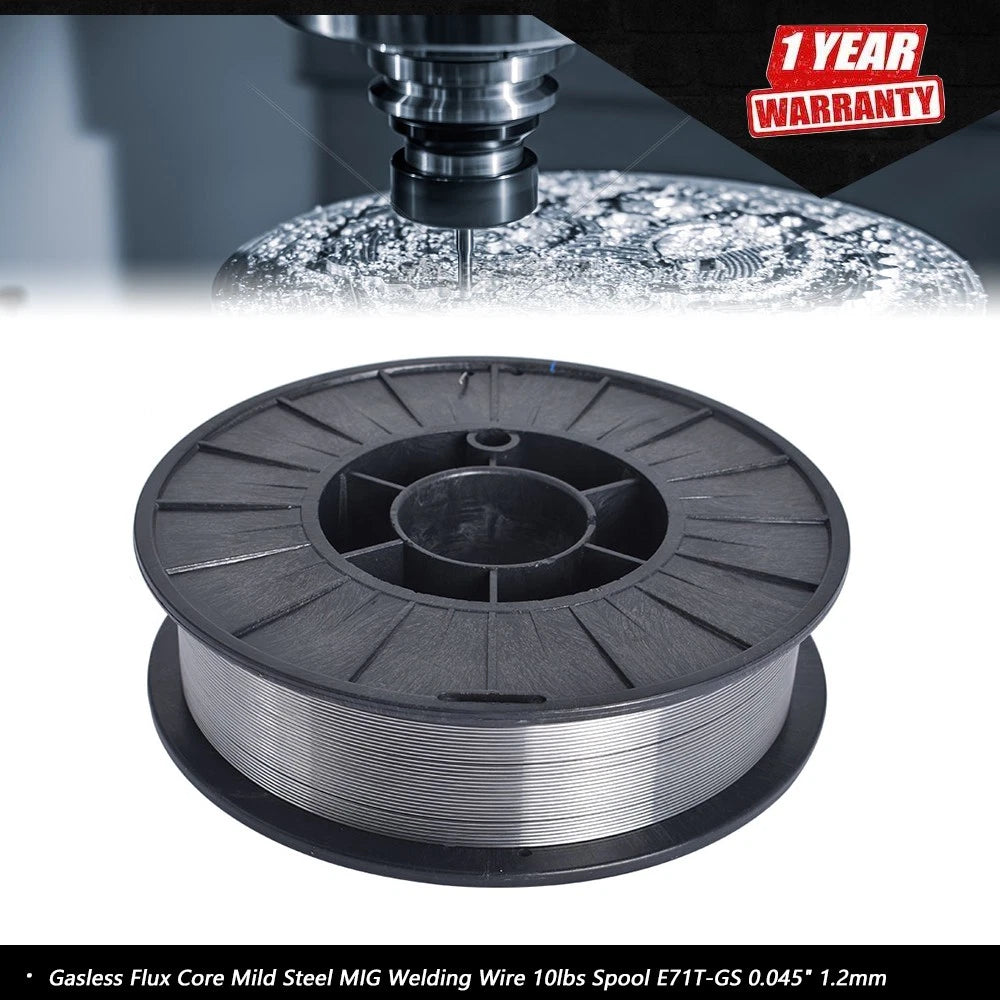 10lbs Gasless Flux Core MIG Welding Wire for Welding Machines (0.045")
