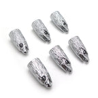 Set of 6 Chrome Eagle Head Bolts Screws for License Plate Frame