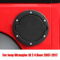 Gas Cap Cover for Jeep Wrangler JK (2007–2018) - Black Fuel Filler Door
