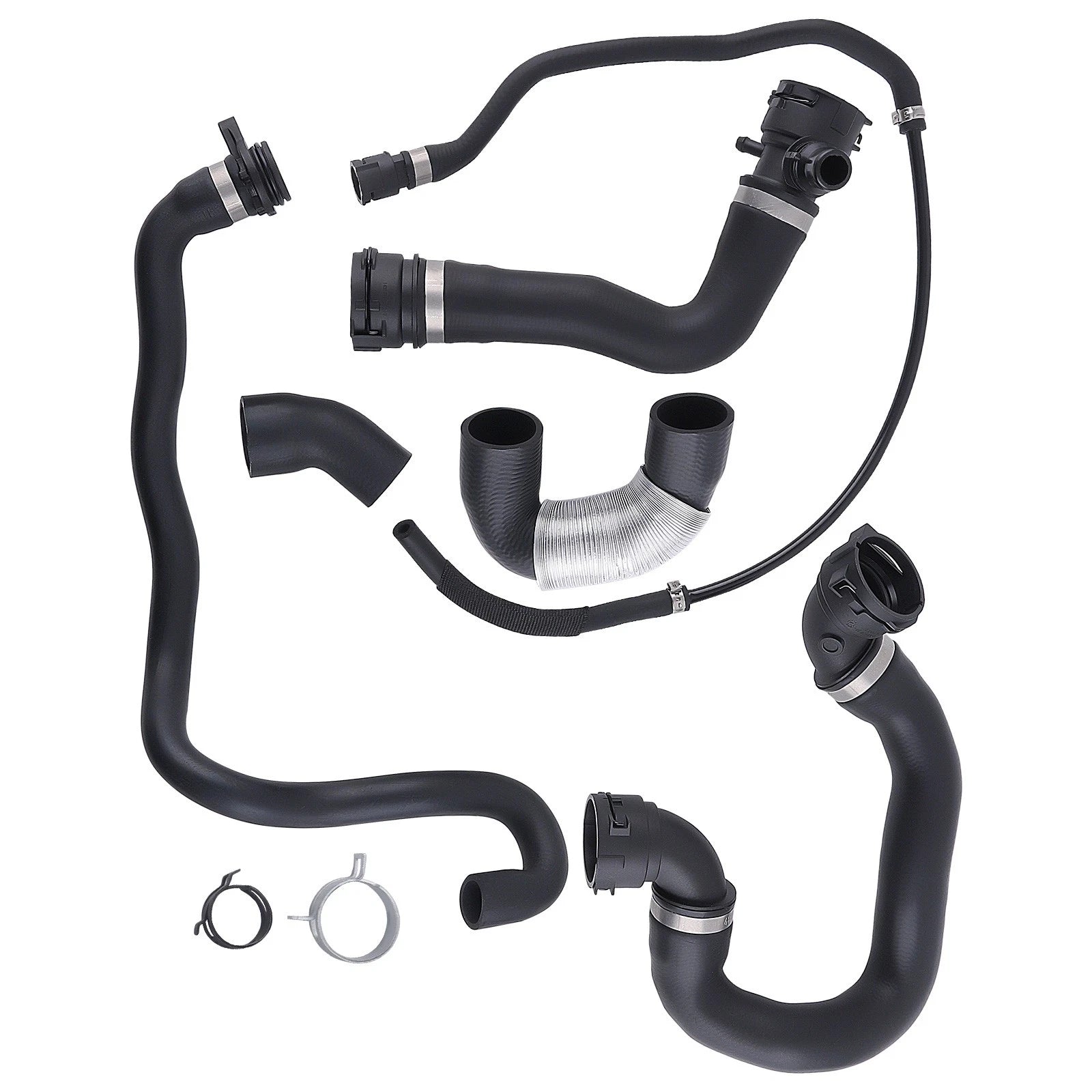 6X Radiator Coolant Water Hose Pipe for BMW 135i 335i 335xi (2007–2010) 17128634285