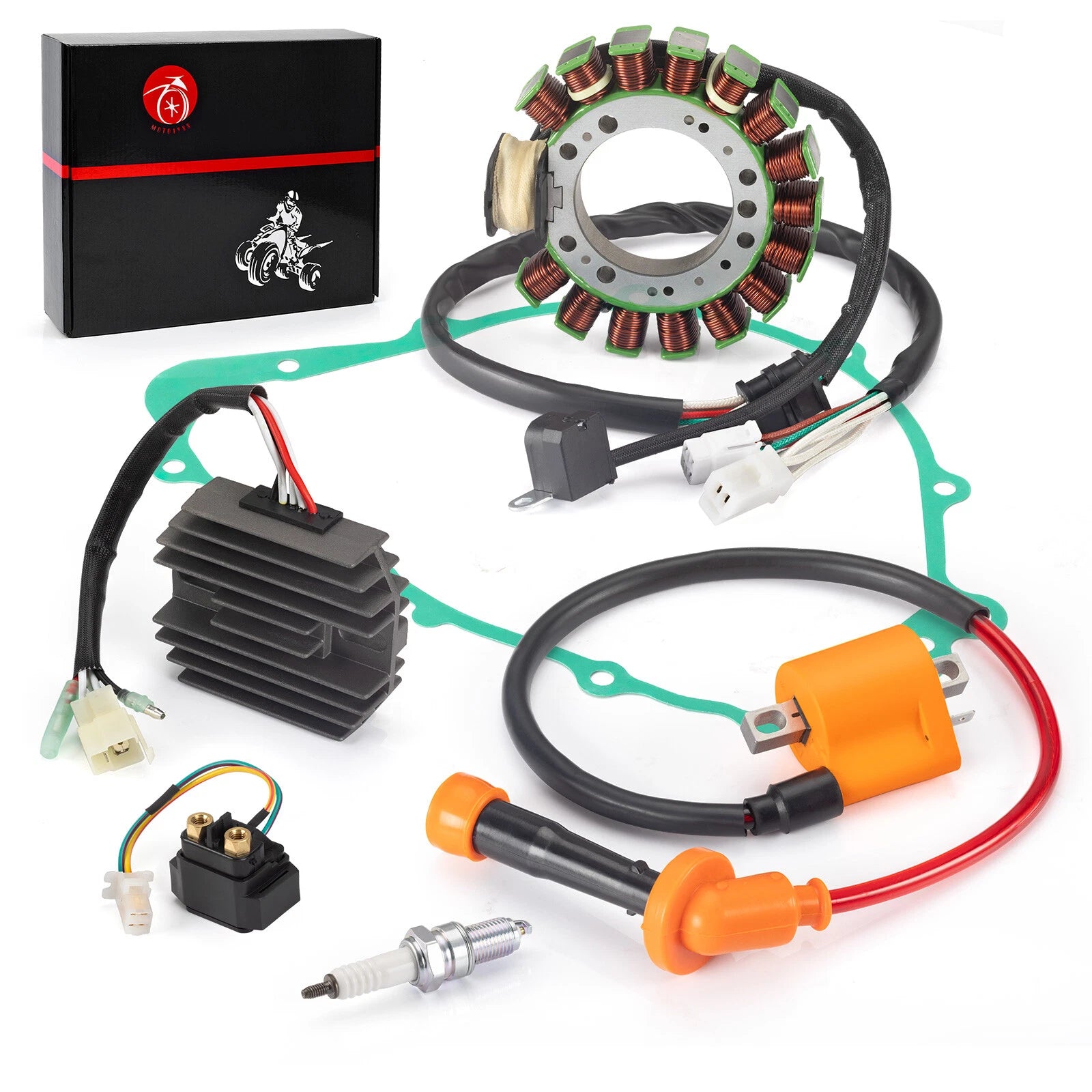 Stator Rectifier Ignition Coil Relay for Yamaha Grizzly 600 (1998)