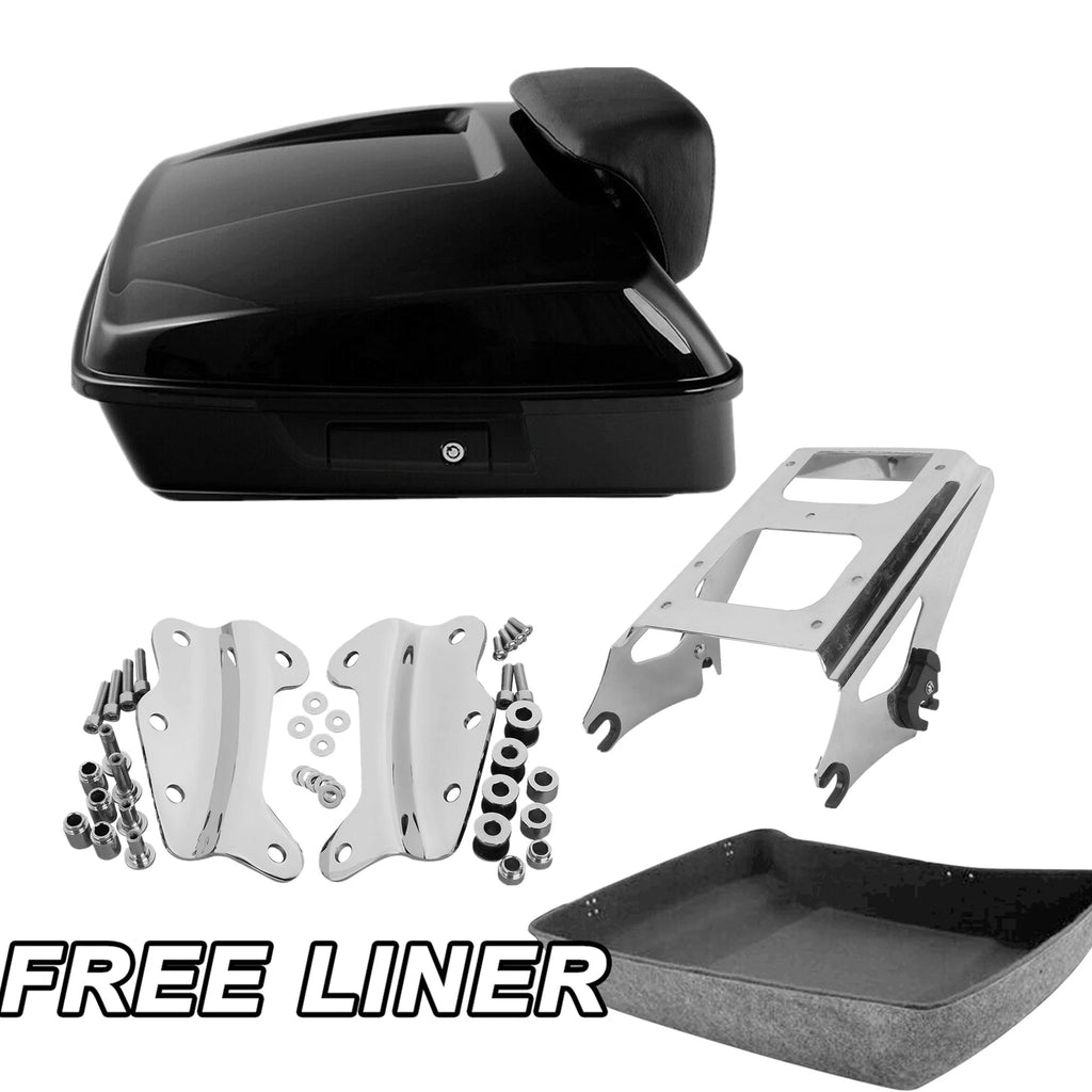 Chopped Trunk Pad Mount Rack Docking Kit for Harley Touring Electra Glide (2009–2013)