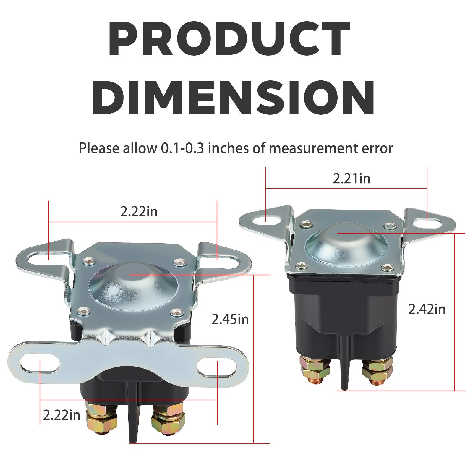 Starter Solenoid Relay for Polaris Predator 500, Outlaw 500 (2003–2007)