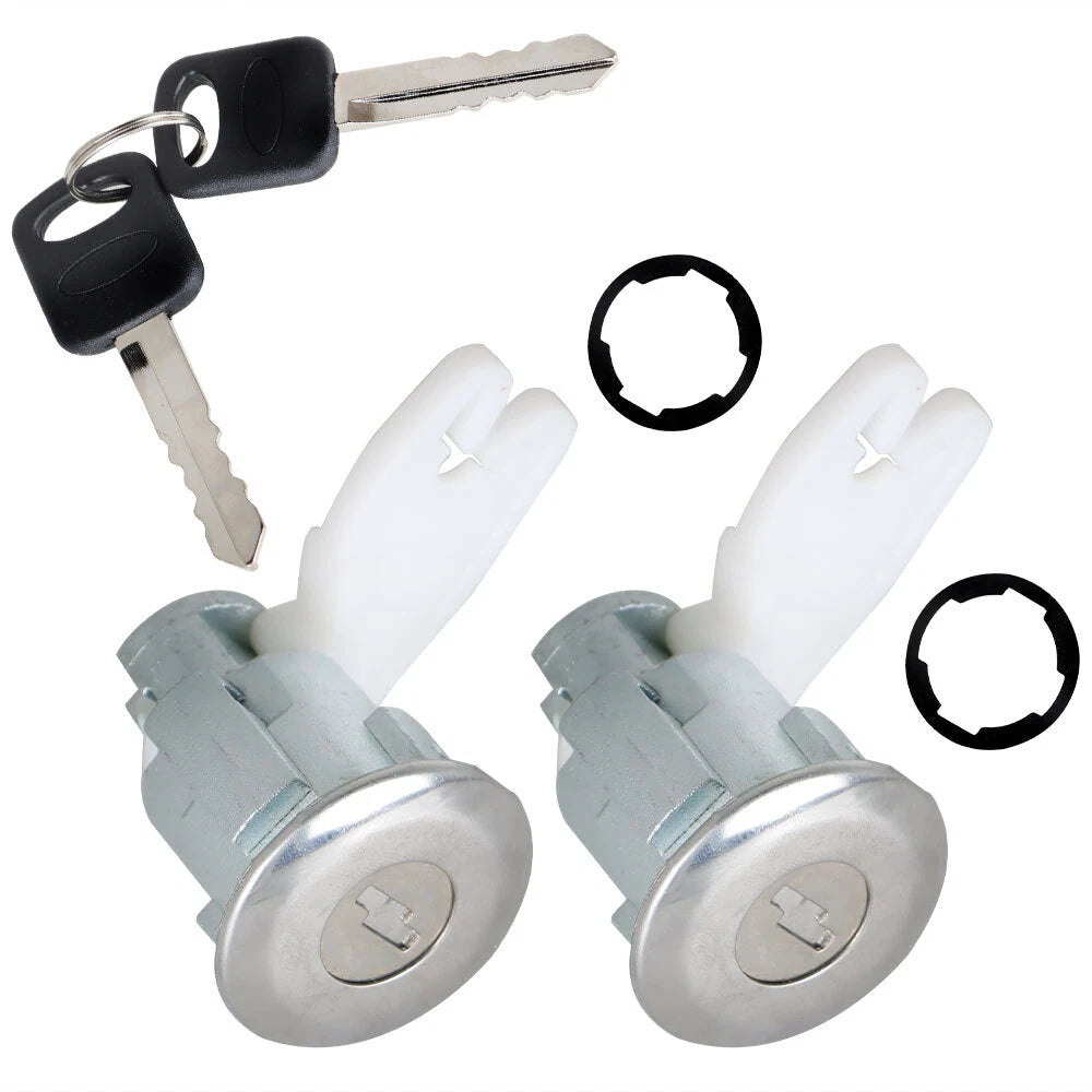 Set of 2 Door Lock Cylinder Tumblers for Ford F150 F250 F350 (1992–1995)