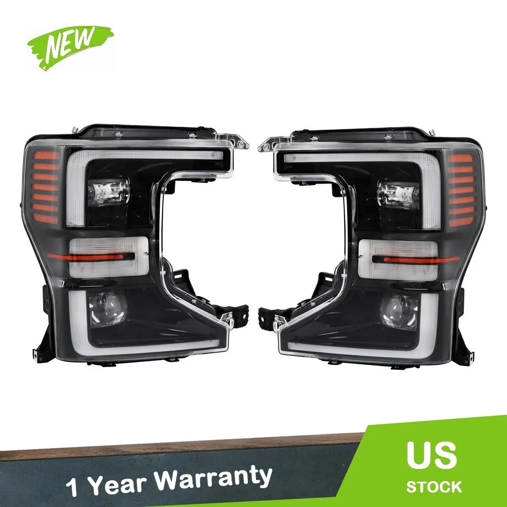 LED Headlight Pair for Ford F250 F350 (2020–2022)