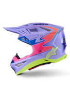 Alpinestars S-M10 Off-Road Helmet for Jett Lawrence (Small, Purple Pink Fluo Yellow)