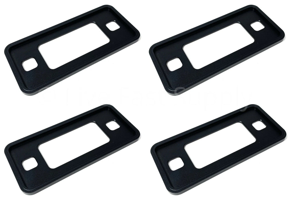 Low Side Marker Bezels Replacement Black Anodized Aluminum for Ford Bronco (1970–1977)