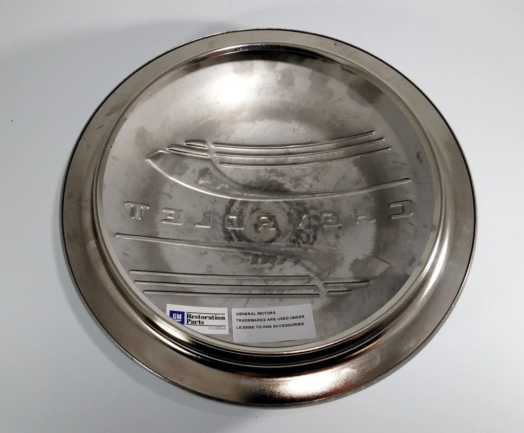 Hubcap Stainless Steel Moon Clip Style for 1941-1948 Chevy Car Truck