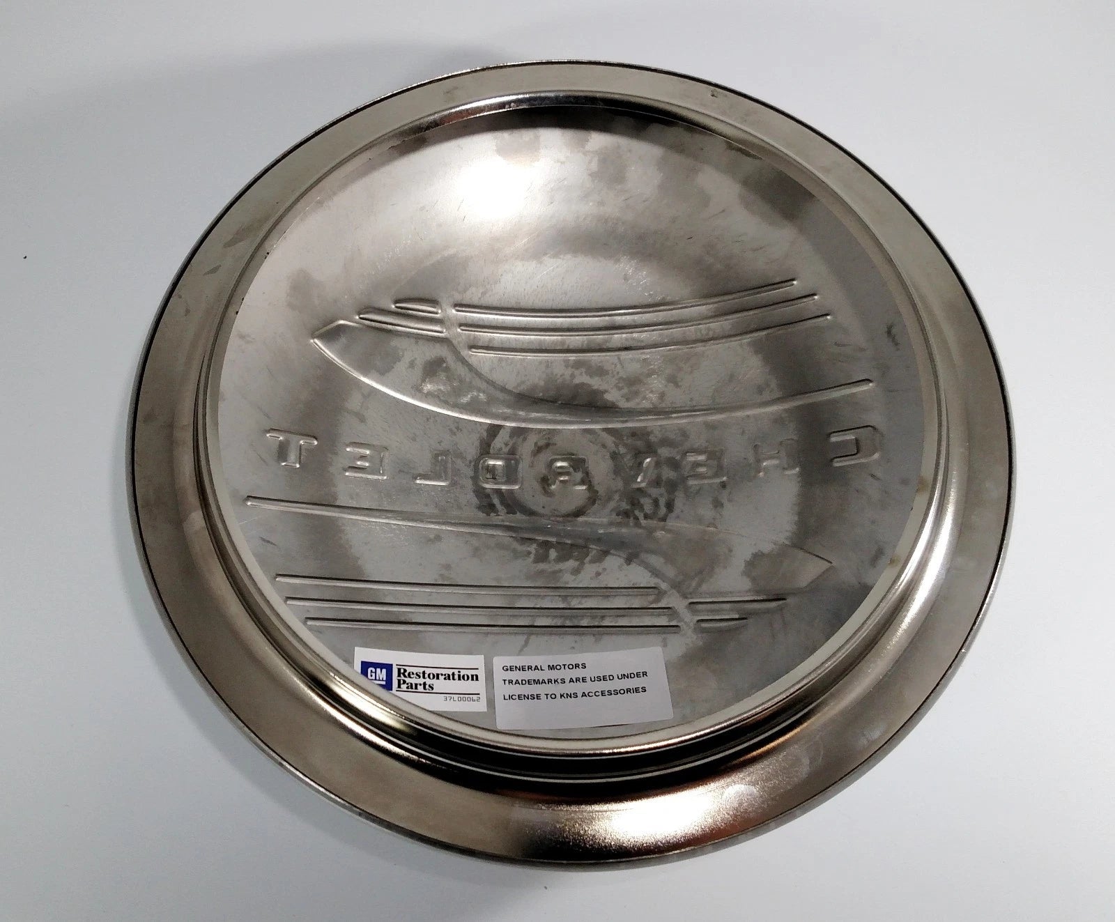 Hubcap Stainless Steel Moon Clip Style for 1941-1948 Chevy Car Truck