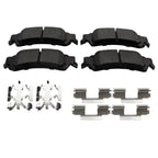 Set of 4 Akebono ProACT Rear Ceramic Brake Pads for Cadillac DTS (2006–2011)