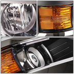 Right Side Front Projector Headlight Lamp for Silverado 2500HD 3500HD (2015–2019)