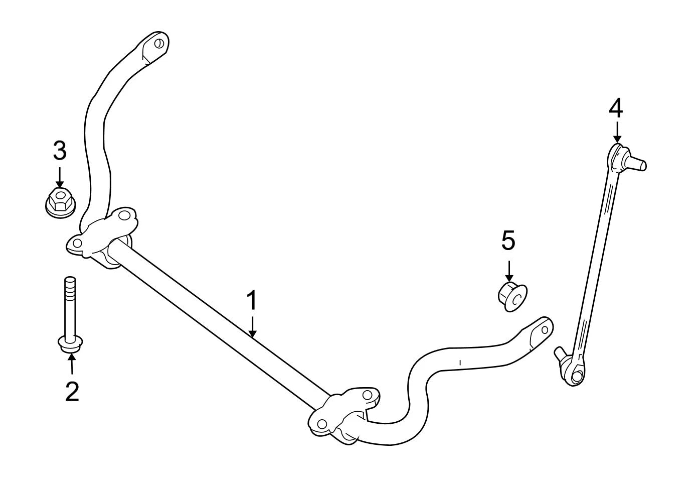 Stabilizer Bar Link for Benz C207 W204 W212 RWD (Genuine)