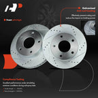 Drilled Brake Rotors & Ceramic Pads for Chevy Blazer GMC