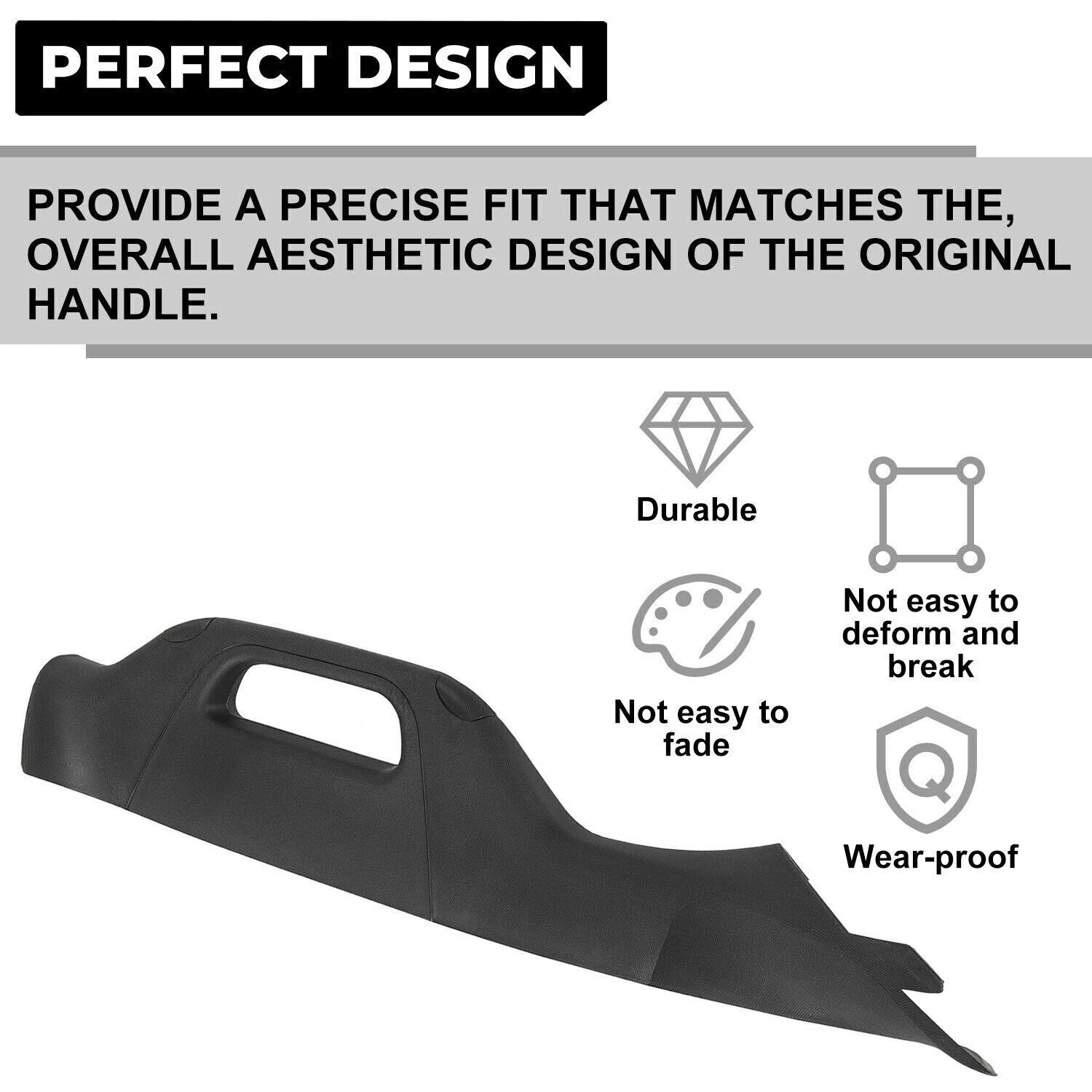 Right Passenger Side Pillar Handle for Ford F250 F350 F450 F550 (2011–2016)