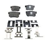 Brake Rotor Brake Pad Kit for Honda Accord (1991–1996) Rear Solid Set of 2